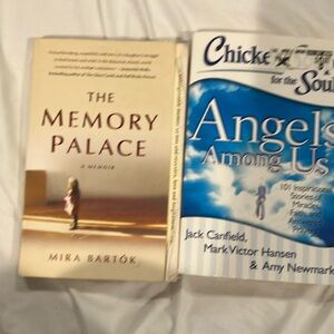 2 books- chicken soup and The Memory Palace
